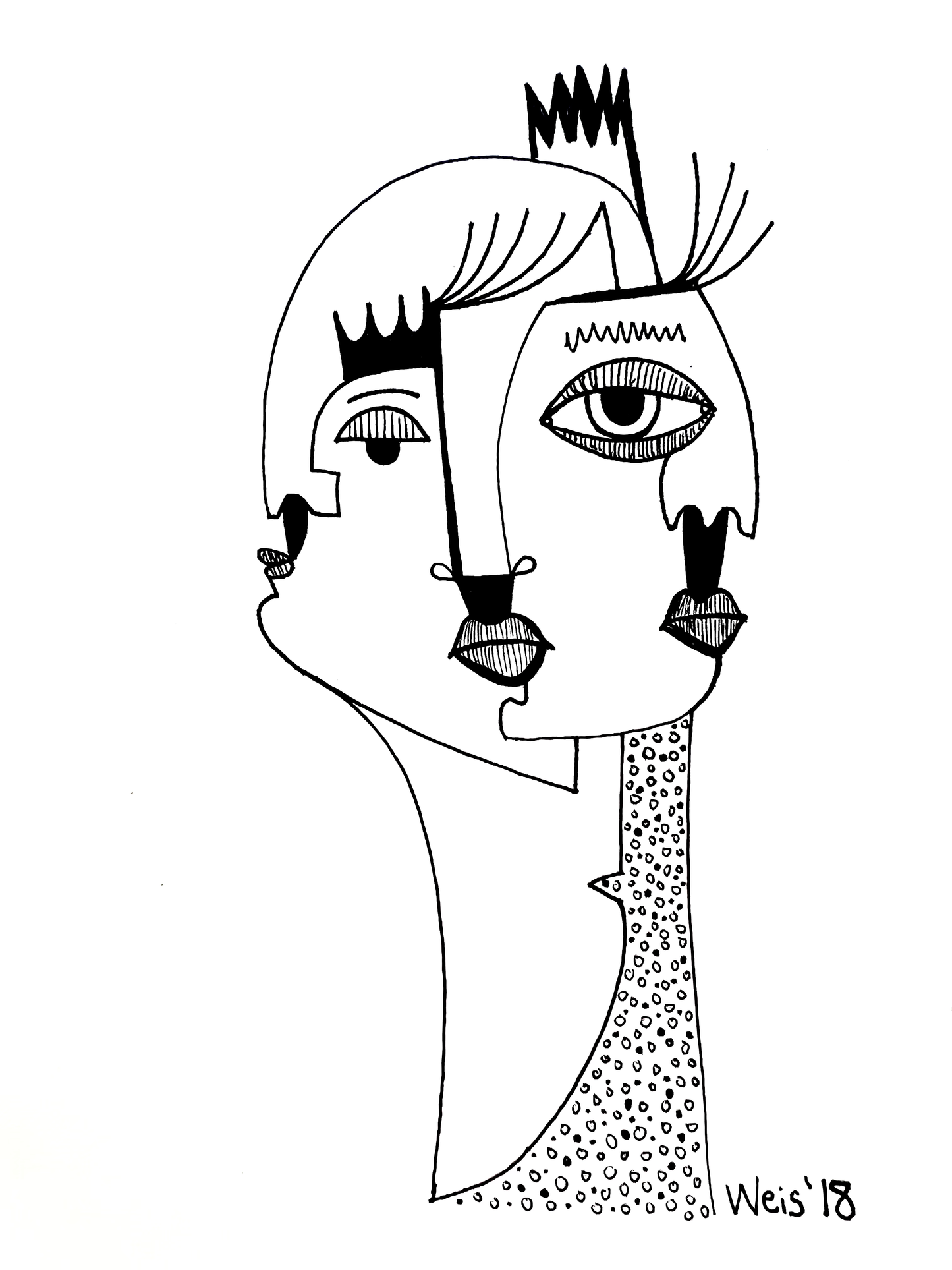 Conscious Lines #099 - Premium Matte Art Print