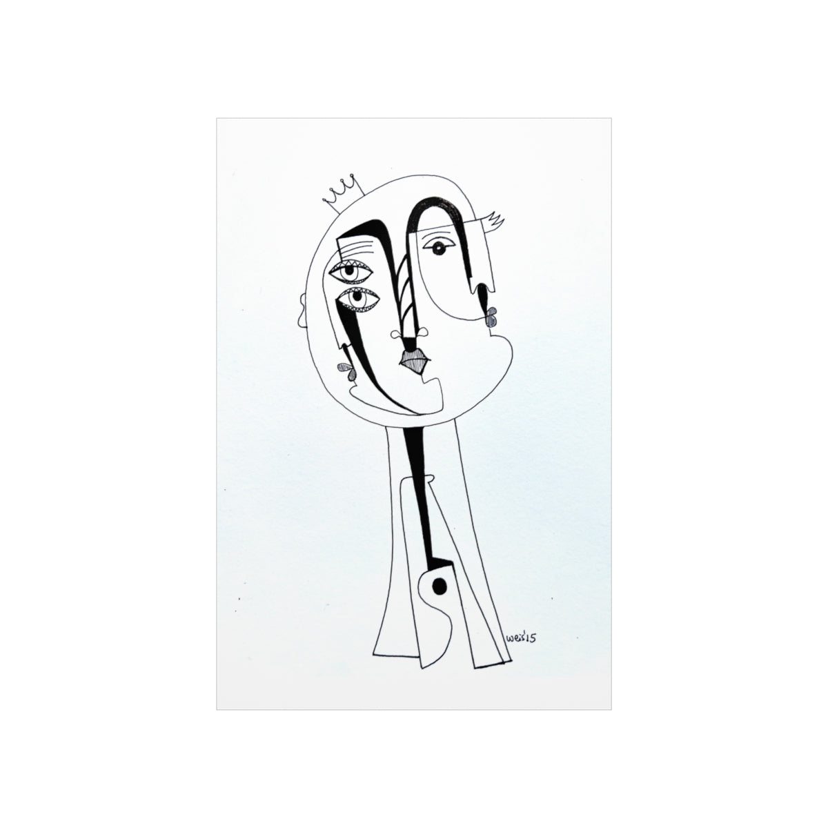Conscious Lines #011 - Premium Matte Art Print