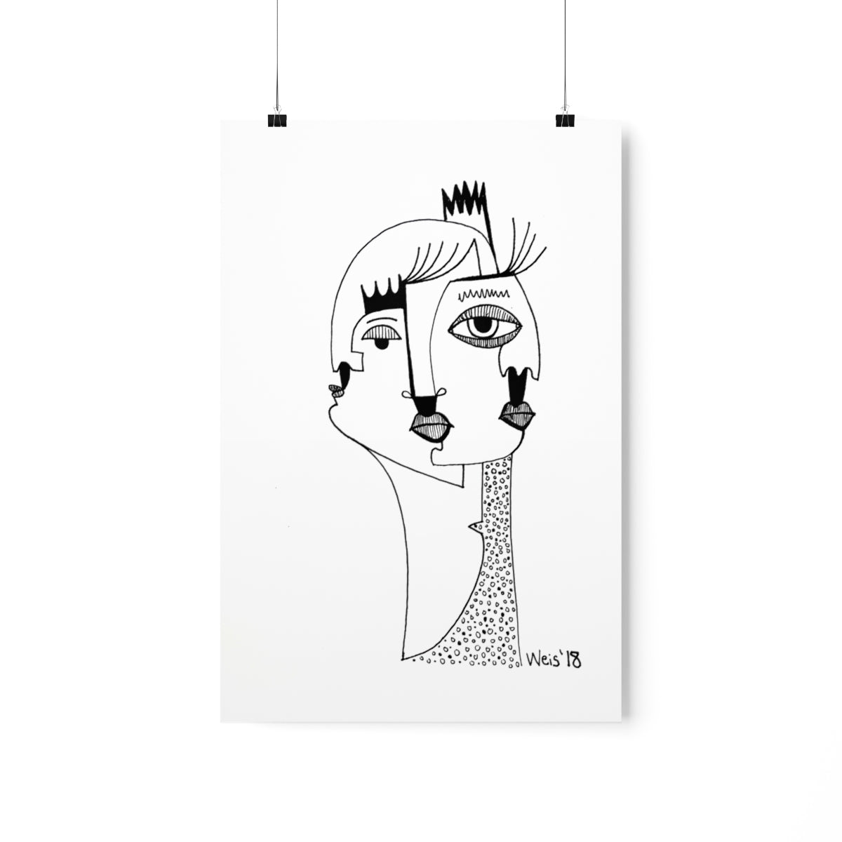 Conscious Lines #099 - Premium Matte Art Print