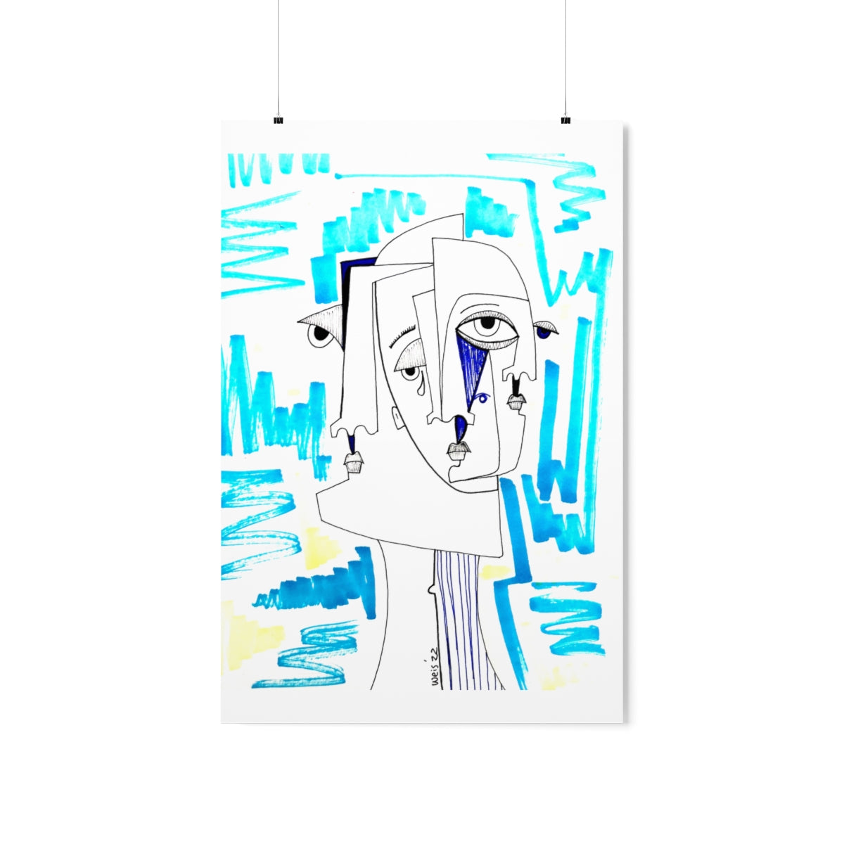 Conscious Lines #102 - Premium Matte Art Print