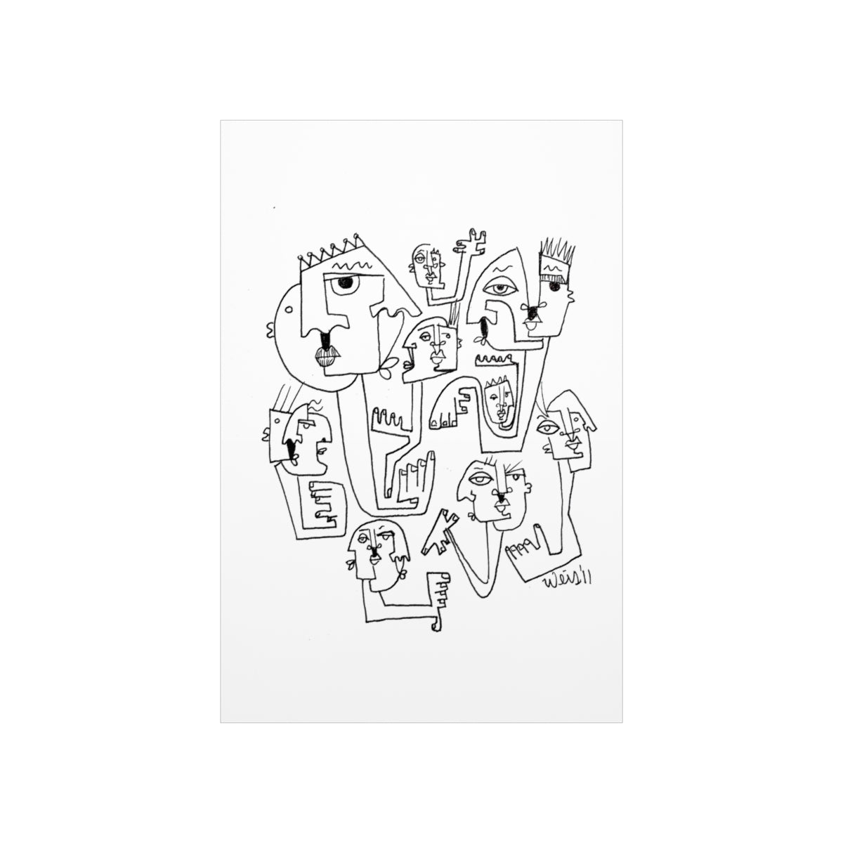Conscious Lines #113 - Premium Matte Art Print