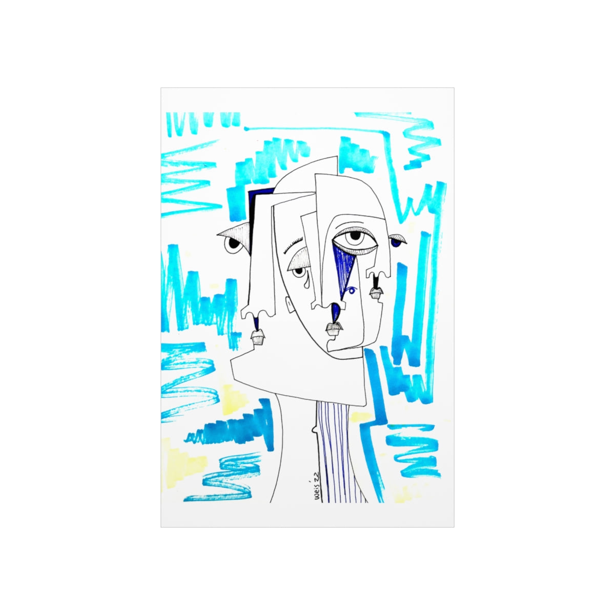 Conscious Lines #102 - Premium Matte Art Print