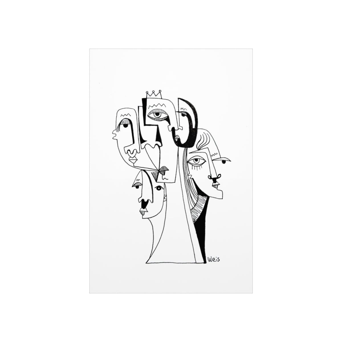 Conscious Lines #083 - Premium Matte Art Print