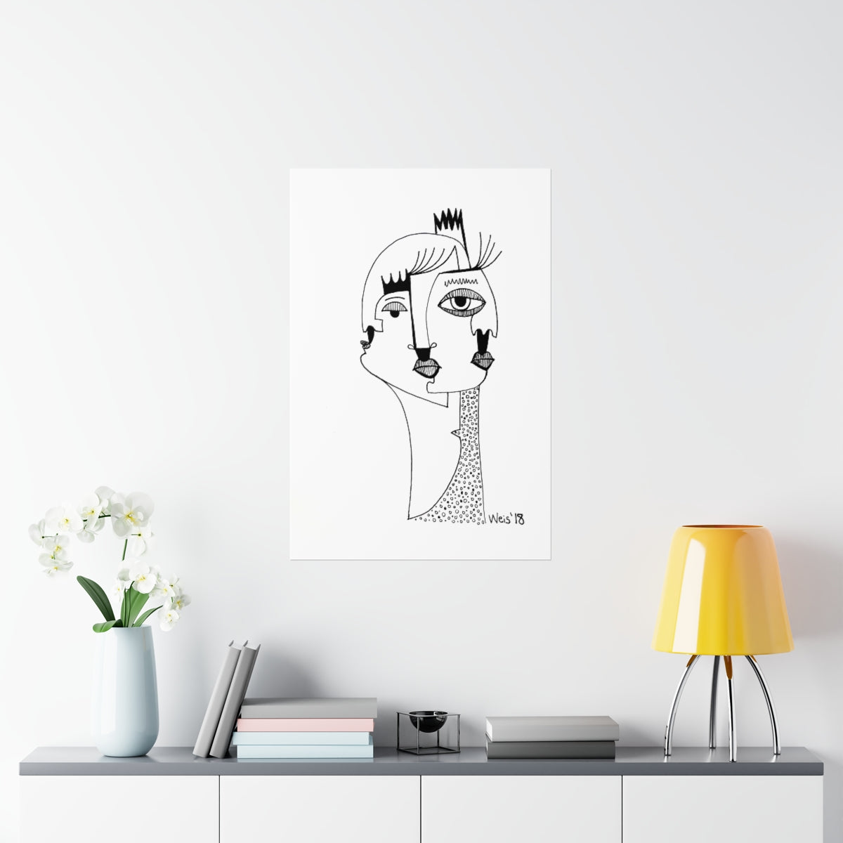 Conscious Lines #099 - Premium Matte Art Print