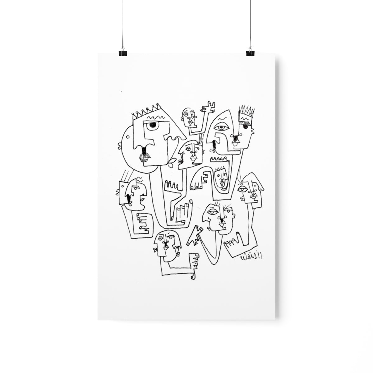 Conscious Lines #113 - Premium Matte Art Print