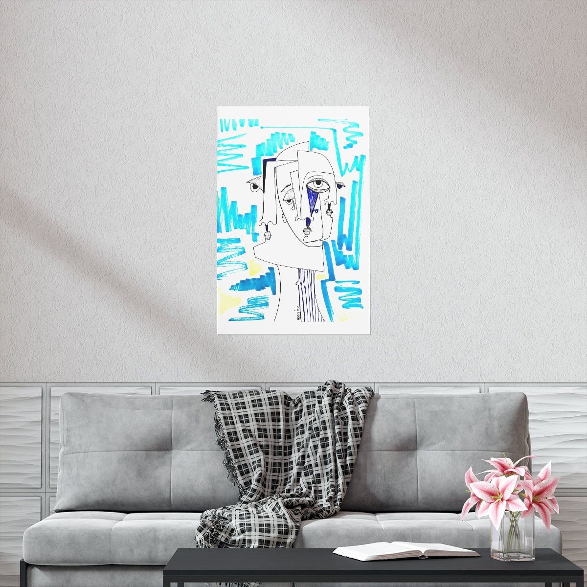 Conscious Lines #102 - Premium Matte Art Print