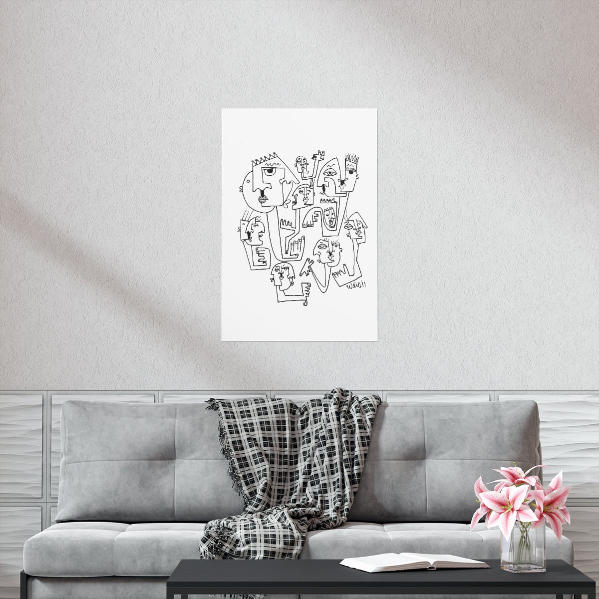 Conscious Lines #113 - Premium Matte Art Print