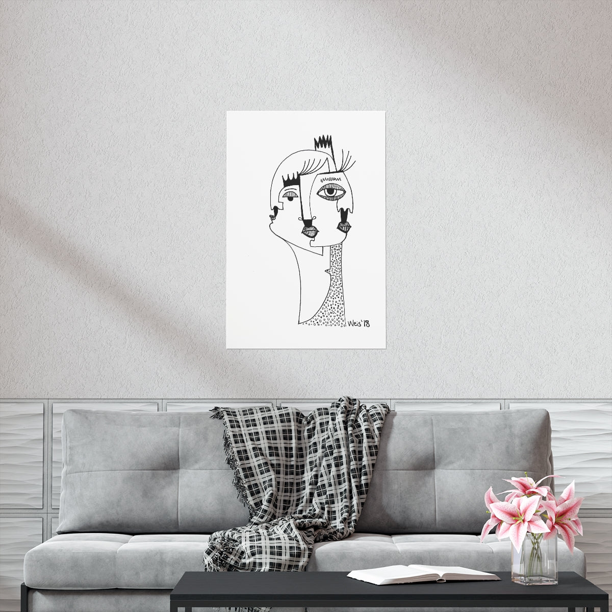 Conscious Lines #099 - Premium Matte Art Print