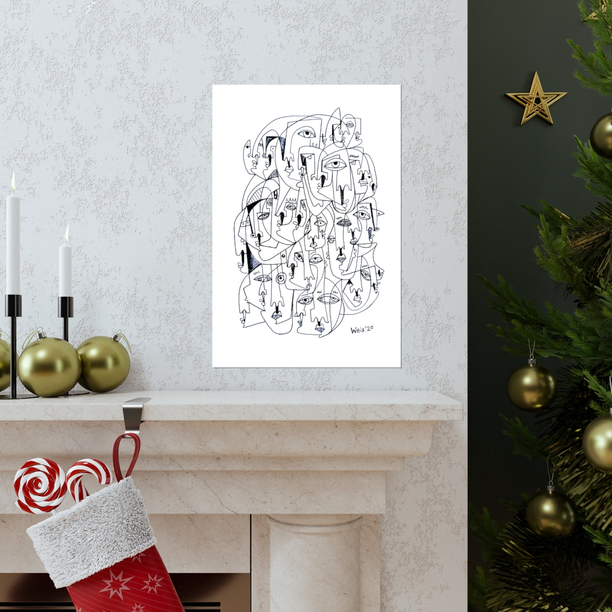 Conscious Lines #024 - Premium Matte Art Print
