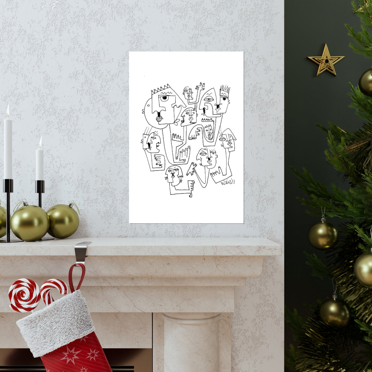 Conscious Lines #113 - Premium Matte Art Print