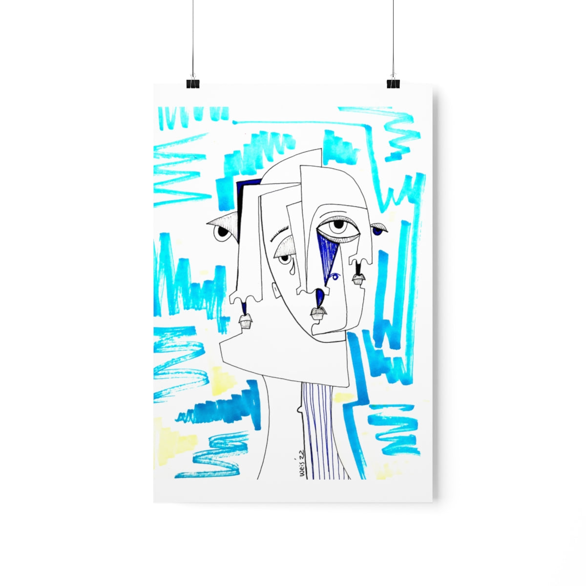 Conscious Lines #102 - Premium Matte Art Print