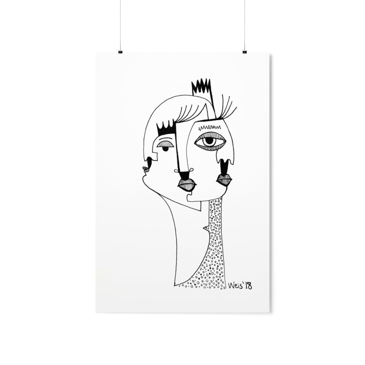 Conscious Lines #099 - Premium Matte Art Print