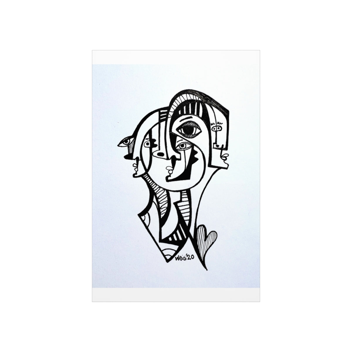 Conscious Lines #065 - Premium Matte Art Print