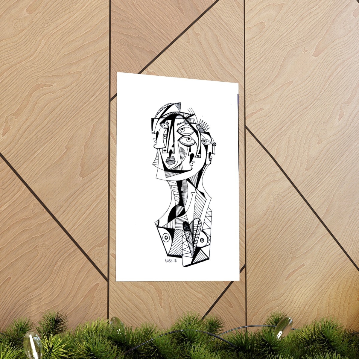 Conscious Lines #000 - Premium Matte Art Print