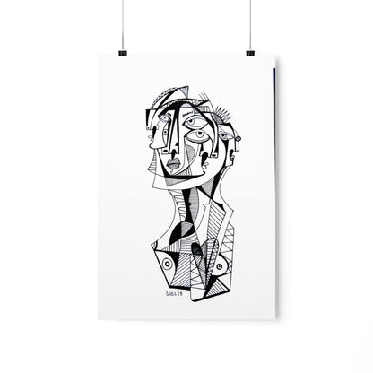 Conscious Lines #000 - Premium Matte Art Print