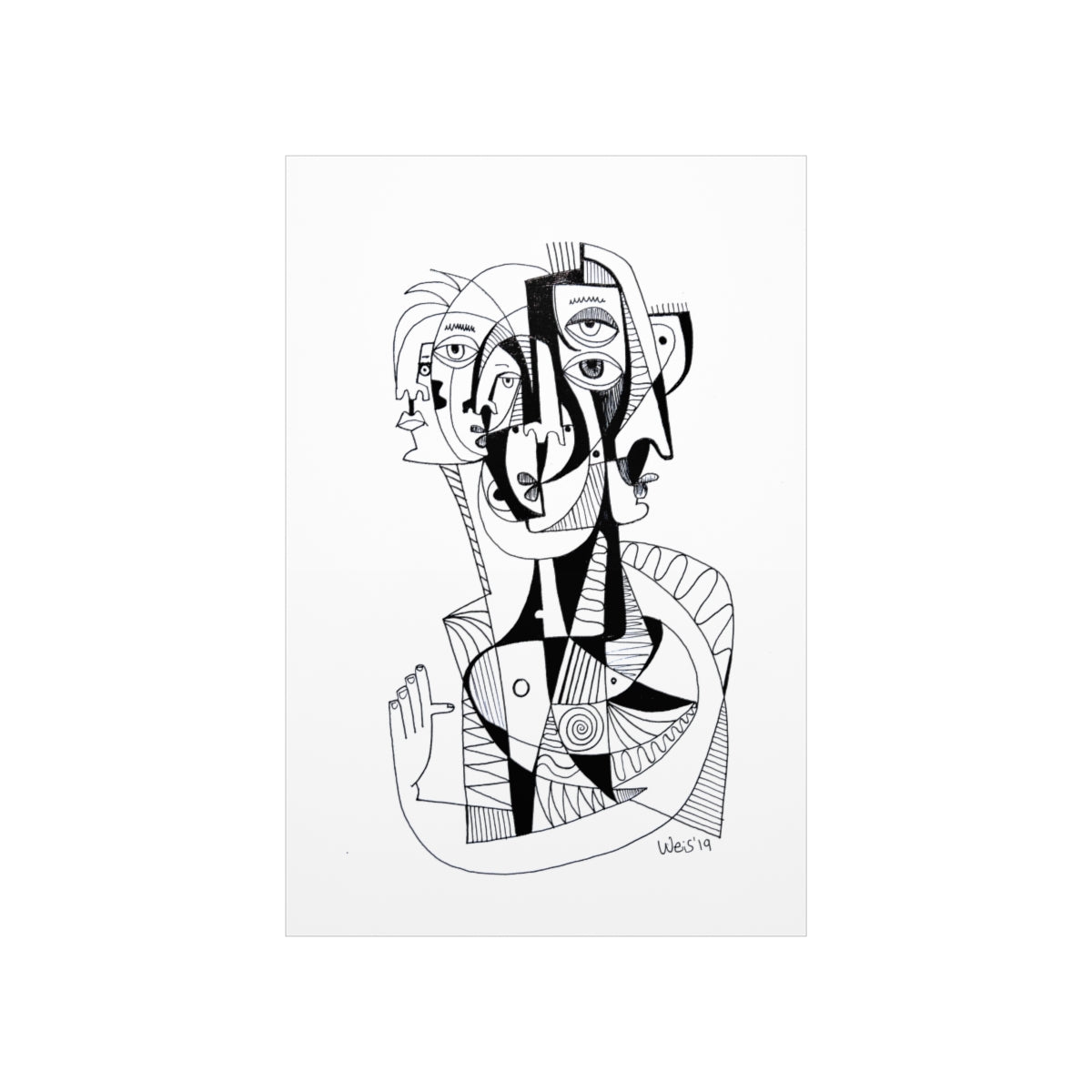Conscious Lines #089 - Premium Matte Art Print